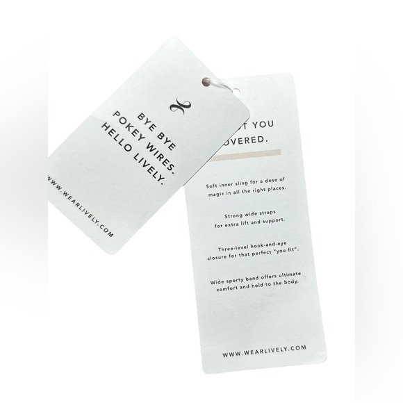 Lively The Palm Lace Busty Bralette Bra Lightweight Wirefree Size 3 Nude - Picture 7 of 9